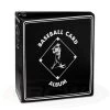 BCW 3" Album Binder, 3-ring, Black, Baseball 2 BCW 3" Album Binder, 3-ring, Black, Baseball -Card Sale Store 1 alb2c template bb blk