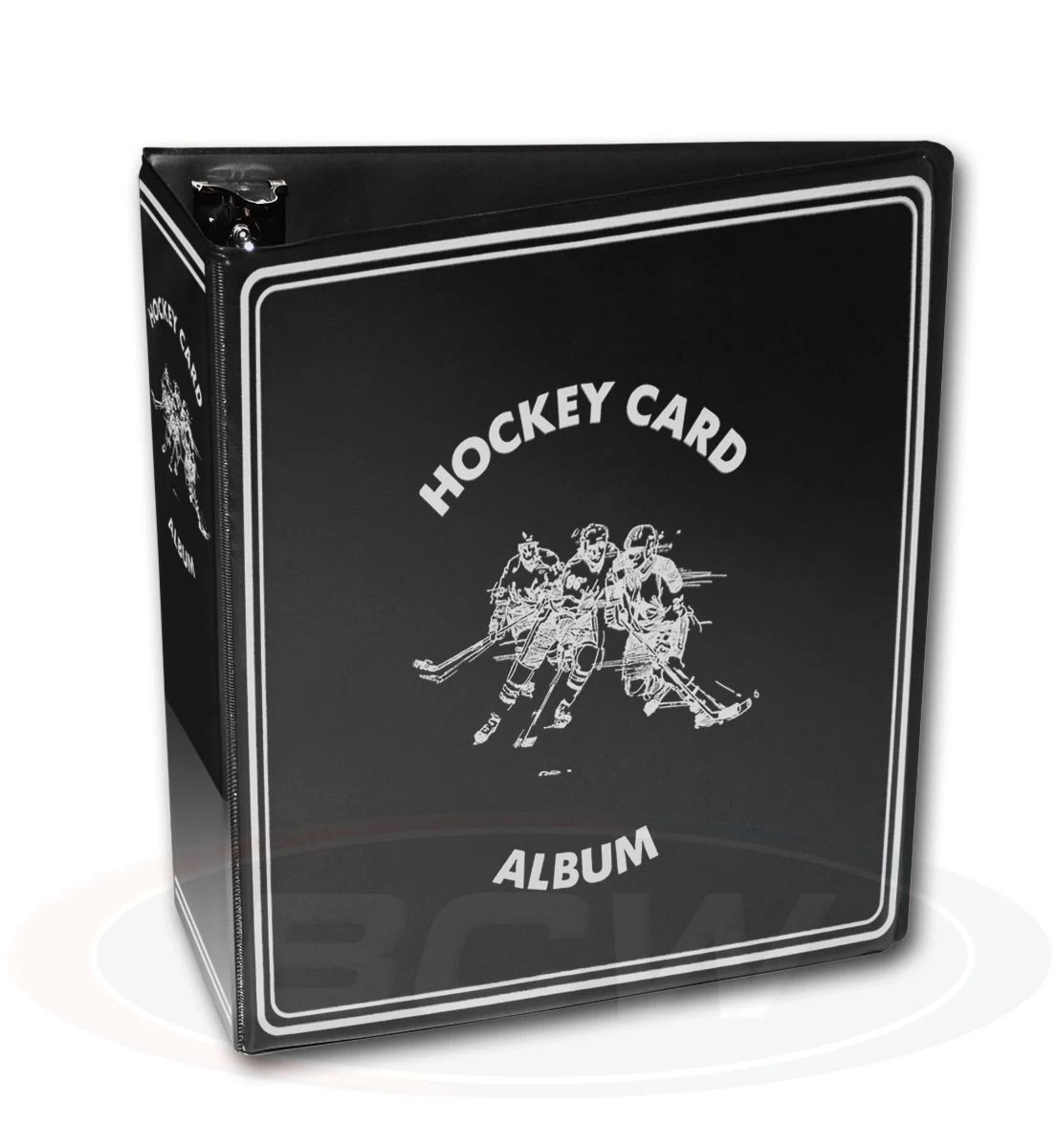 BCW 3" Album Binder, 3-ring, Black, Hockey 3 BCW 3" Album Binder, 3-ring, Black, Hockey