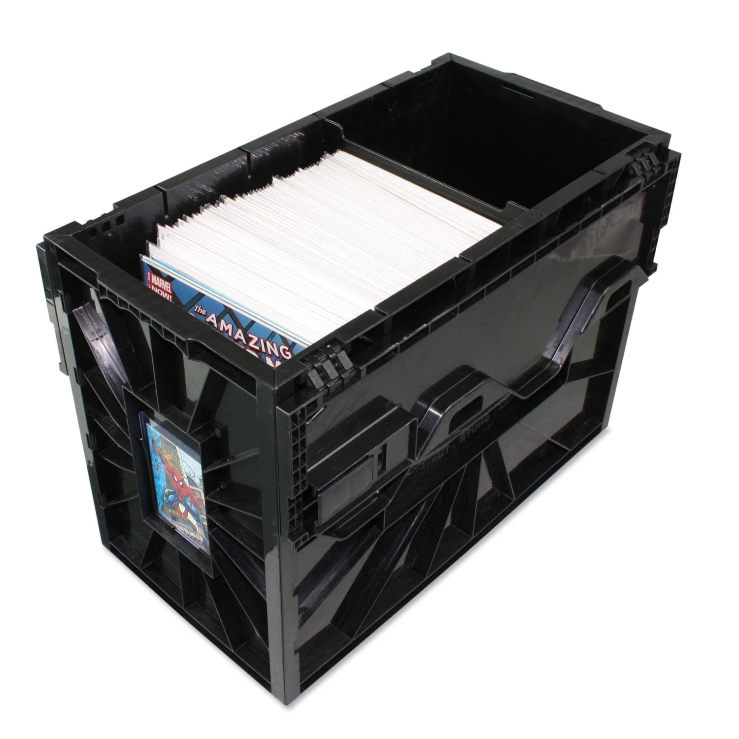 BCW Short Comic Book Plastic Storage Bin 3 BCW Short Comic Book Plastic Storage Bin