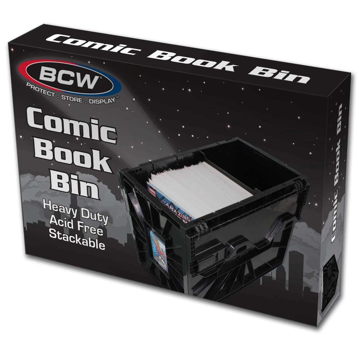 BCW Short Comic Book Plastic Storage Bin 5 BCW Short Comic Book Plastic Storage Bin - Image 3