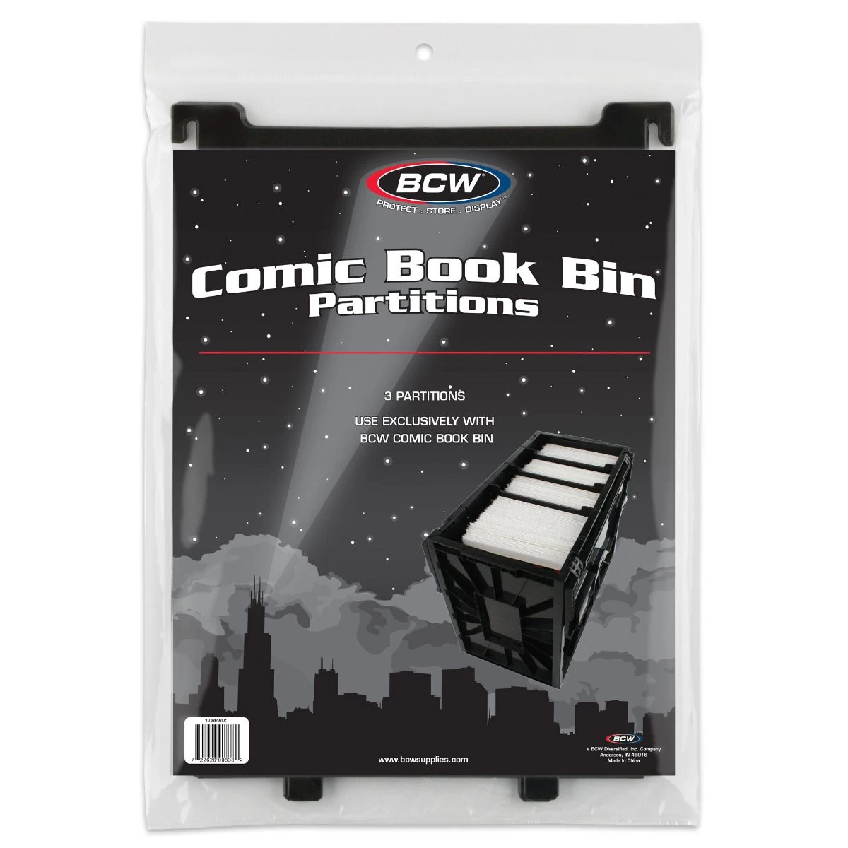 BCW Comic Book Bin Partition (3ct) 3 BCW Comic Book Bin Partition (3ct)