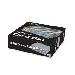 BCW Collectible Card Bin Plastic Storage Box (3,200 Ct)