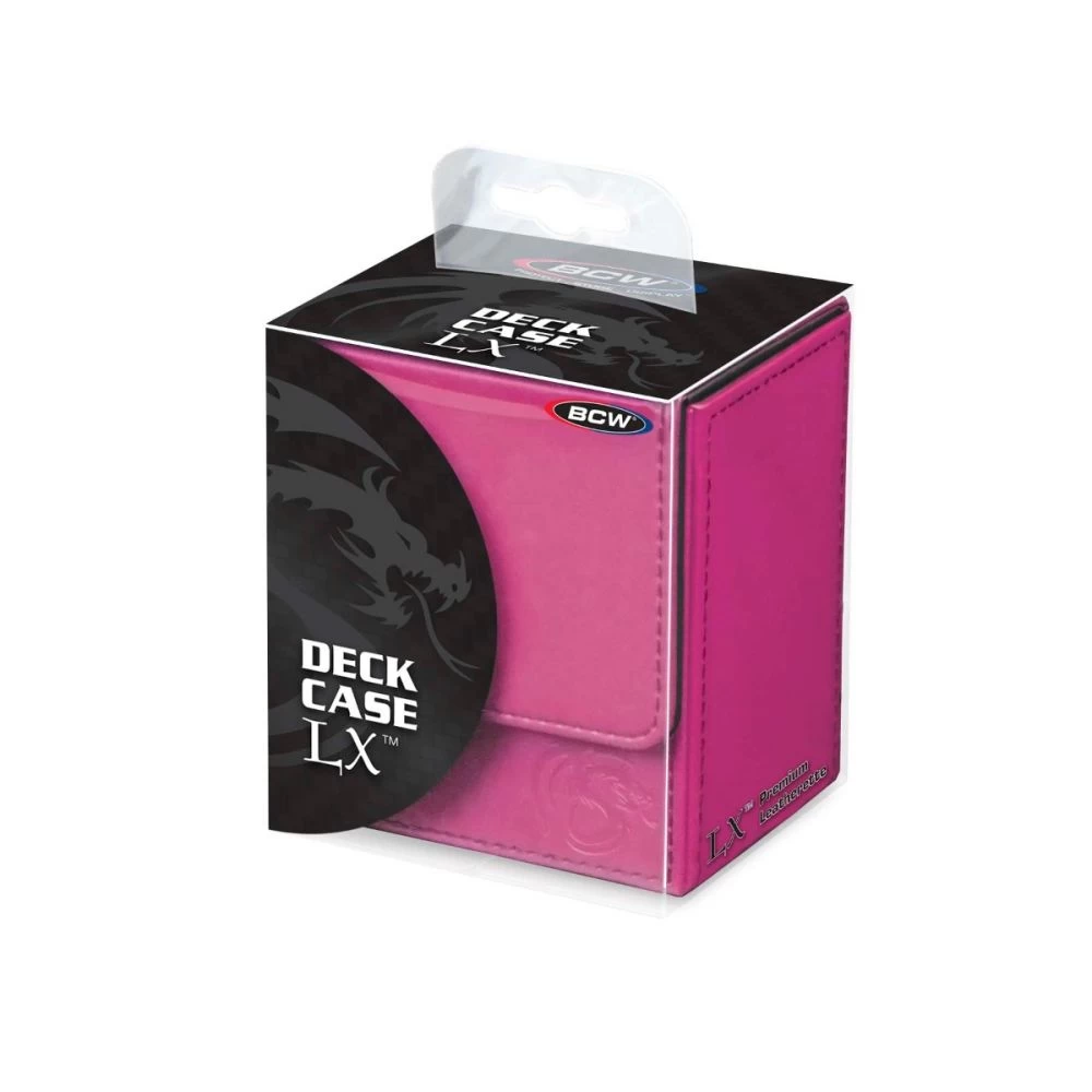 BCW Deck Case LX - CCG Card Storage Case - Pink 4 BCW Deck Case LX - CCG Card Storage Case - Pink - Image 2