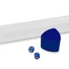 BCW Gaming Playmat Tube W/ Dice Cap - Blue -Card Sale Store 1 pmt blu 2 open