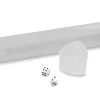 BCW Gaming Playmat Tube W/ Dice Cap - White -Card Sale Store 1 pmt whi 2 open 1