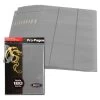 BCW Side-Loading 18-Pocket Pro Pages (10ct) - Grey -Card Sale Store 1 pro18s gry 1 b