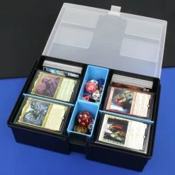 BCW Prime X4 XL Configurable Gaming Card Plastic Storage Box -Card Sale Store 1 px4 xl blk commander onmats 2000px