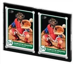 Ultra Pro ONE-TOUCH Magnetic Card Holder 2-Card Black Border (35pt) -Card Sale Store 15112 UV 2