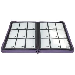 Ultra Pro Vivid 9-Pocket Zippered Pro Binder - Purple -Card Sale Store 15902 9Pkt ZipBinder Vivid Purple Open 1024x1024 1