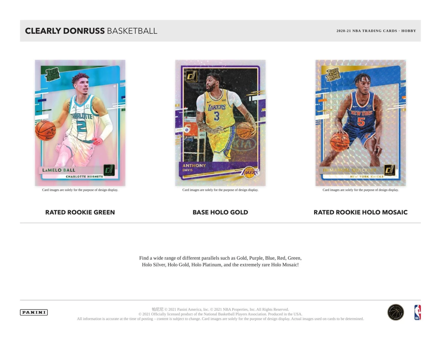 2020-21 Panini Clearly Donruss NBA Basketball Cards - Hobby Box 6 2020-21 Panini Clearly Donruss NBA Basketball Cards - Hobby Box - Image 4