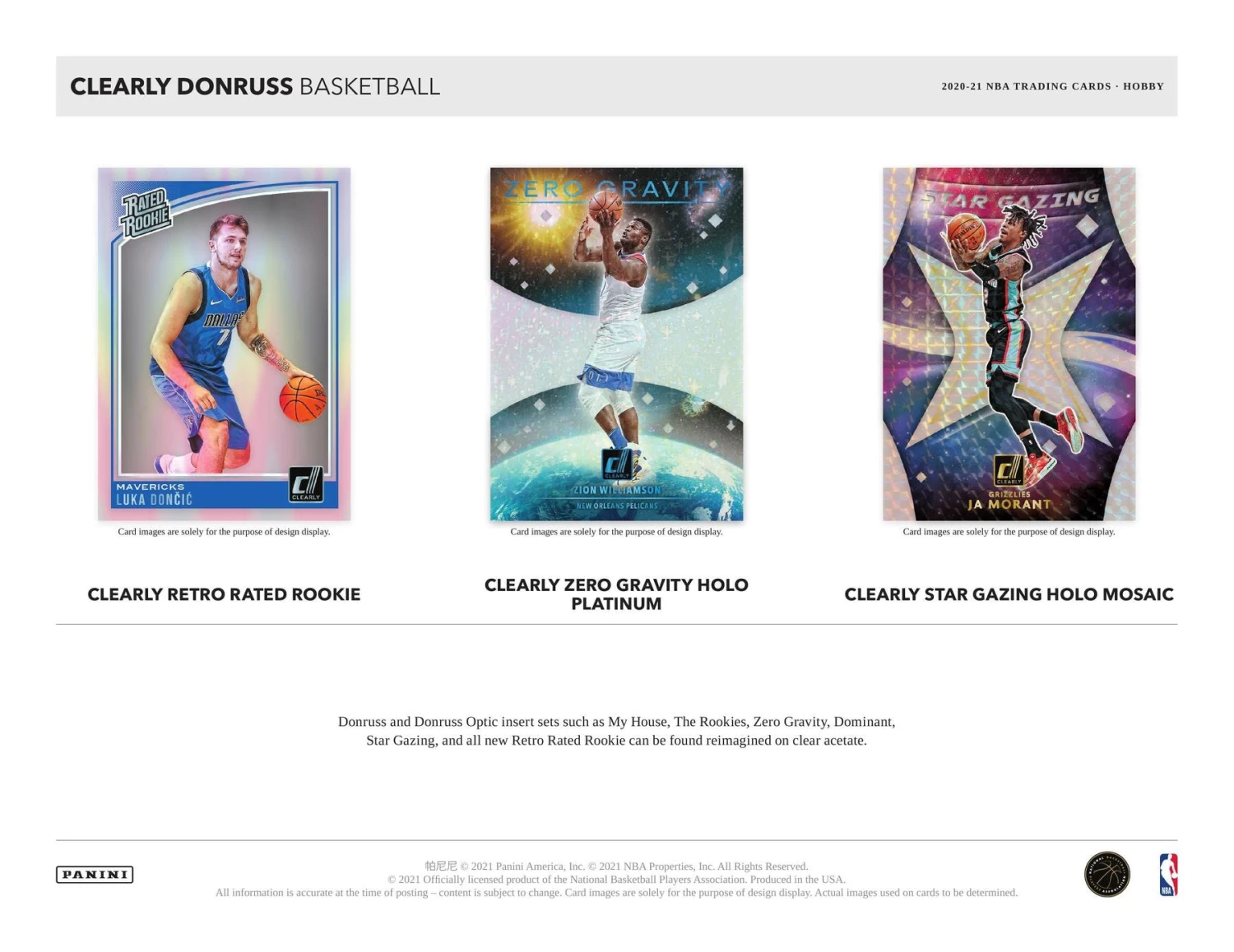 2020-21 Panini Clearly Donruss NBA Basketball Cards - Hobby Box 7 2020-21 Panini Clearly Donruss NBA Basketball Cards - Hobby Box - Image 5