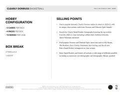 2020-21 Panini Clearly Donruss NBA Basketball Cards - Hobby Box 15 2020-21 Panini Clearly Donruss NBA Basketball Cards - Hobby Box -Card Sale Store 20 21 clearly donruss 5