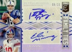 2018 Panini Donruss Elite NFL Football - Blaster Box -Card Sale Store 2018 Donruss Elite Football Family Ties Signatures Peyton Manning Eli