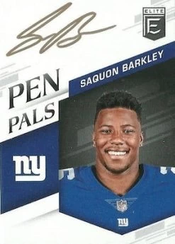 2018 Panini Donruss Elite NFL Football - Blaster Box -Card Sale Store 2018 Donruss Elite Football Pen Pals Autographs Saquon Barkley