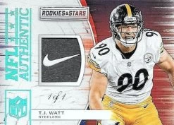 2018 Panini Rookies & Stars NFL Football - Cello/Fat/Value Pack -Card Sale Store 2018 Panini Rookies Stars Football NFL Authentic TJ Watt 1