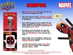 Upper Deck Marvel Deadpool Trading Cards (2018) - Hobby Box 11 Upper Deck Marvel Deadpool Trading Cards (2018) - Hobby Box -Card Sale Store 2018 ud marvel deadpool tc 2