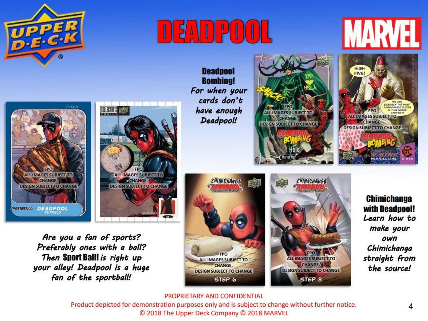 Upper Deck Marvel Deadpool Trading Cards (2018) - Hobby Box 8 Upper Deck Marvel Deadpool Trading Cards (2018) - Hobby Box - Image 6
