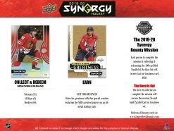2019-20 Upper Deck Synergy NHL Hockey - Hobby Box -Card Sale Store 2019 20 ud synergy hockey 3