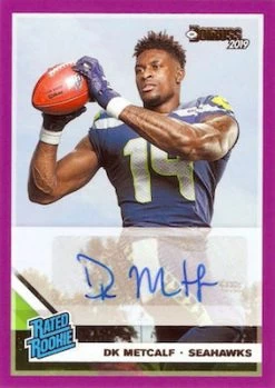 2019 Panini Donruss NFL Football - Blaster Box -Card Sale Store 2019 Donruss Football Cards Rated Rookie Autographs Purple DK Metcalf cb47aeb4 ffe5 42c1 abc2 a22054d877c8