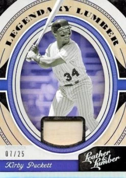 2019 Panini Leather & Lumber MLB Baseball - Blaster Box -Card Sale Store 2019 Panini Leather Lumber Baseball Legendary Lumber Relics Kirby Puckett