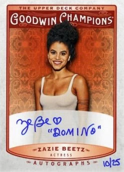 2019 Upper Deck Goodwin Champions - Mega Box -Card Sale Store 2019 Upper Deck Goodwin Champions Autographs Inscribed Zazie Beetz