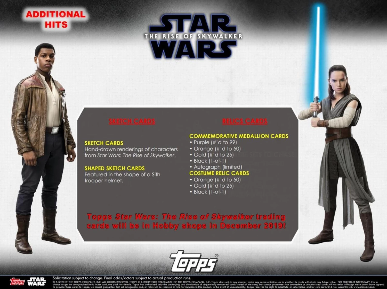 Topps Star Wars The Rise Of Skywalker (2019) - Hobby Box 8 Topps Star Wars The Rise Of Skywalker (2019) - Hobby Box - Image 6