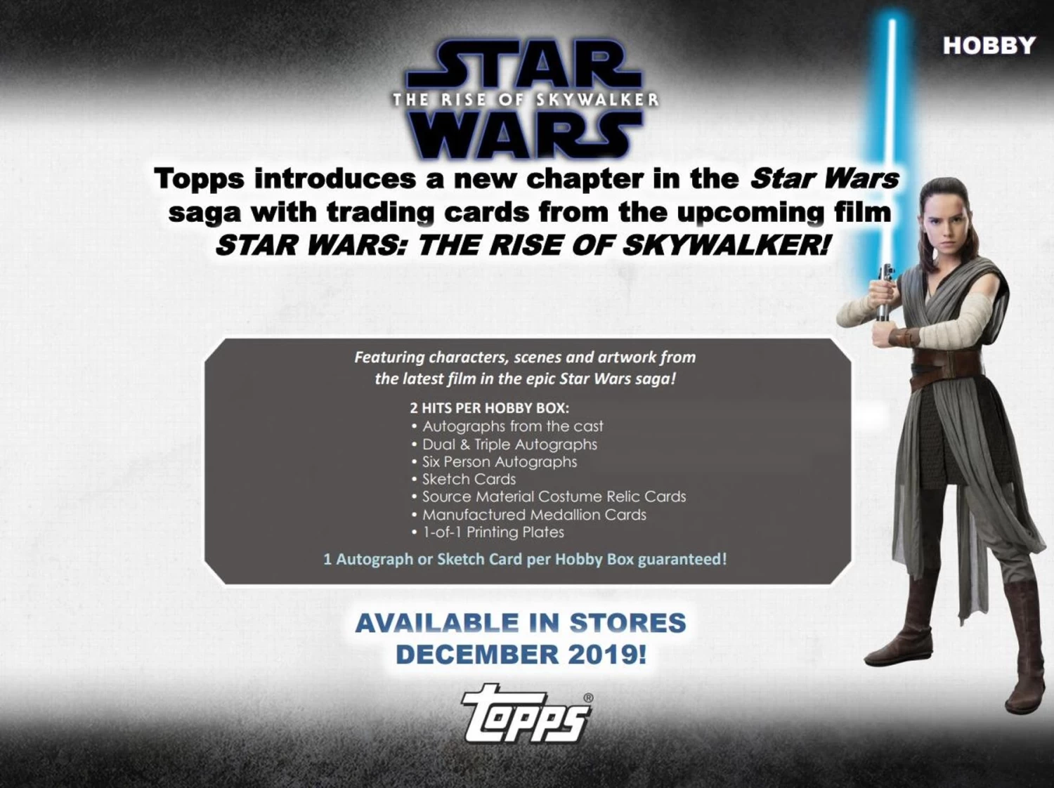 Topps Star Wars The Rise Of Skywalker (2019) - Hobby Box 4 Topps Star Wars The Rise Of Skywalker (2019) - Hobby Box - Image 2