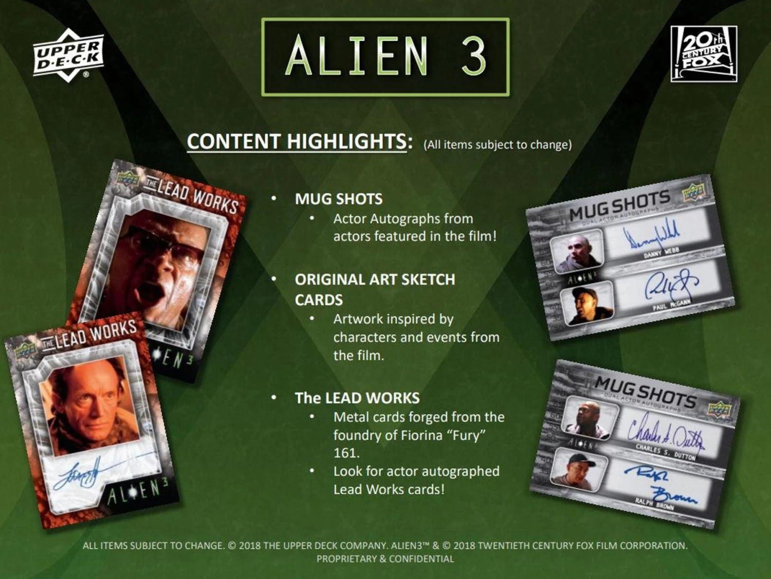 Upper Deck Alien 3 Movie Cards (2021) - Hobby Box 7 Upper Deck Alien 3 Movie Cards (2021) - Hobby Box - Image 5