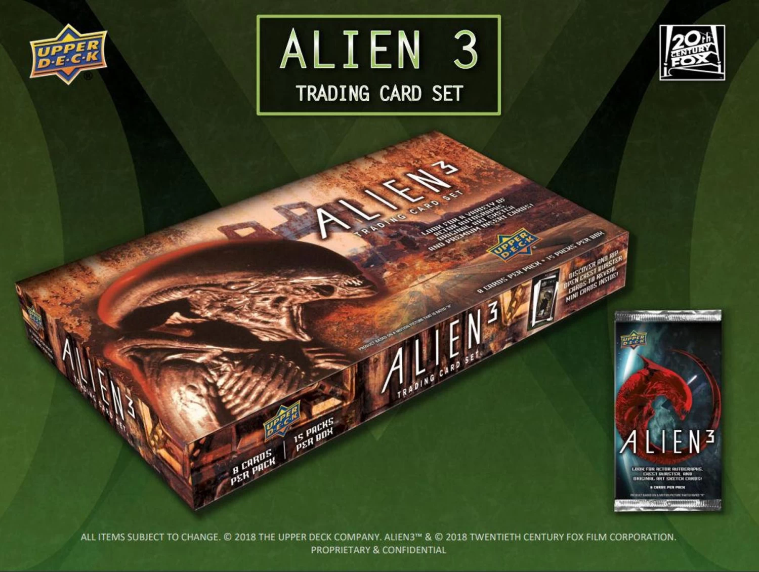 Upper Deck Alien 3 Movie Cards (2021) - Hobby Box 5 Upper Deck Alien 3 Movie Cards (2021) - Hobby Box - Image 3