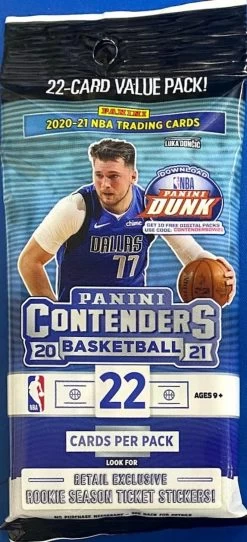 2020-21 Panini Contenders NBA Basketball - Cello/Fat/Value Pack
