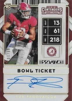 2020 Panini Contenders Draft Picks FOTL NFL Football - Hobby Box 22 2020 Panini Contenders Draft Picks FOTL NFL Football - Hobby Box -Card Sale Store 2020 Panini Contenders Draft Picks Football Cards RPS College Ticket Autographs Tua Tagovailoa