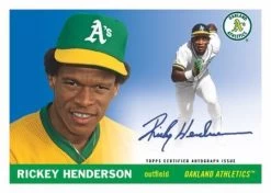 2020 Topps Archives MLB Baseball - Blaster Box -Card Sale Store 2020 Topps Archives Baseball Cards 1955 Mini Autograph Rickey Henderson