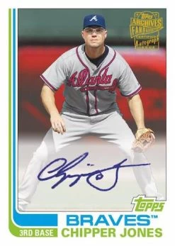 2020 Topps Archives MLB Baseball - Blaster Box -Card Sale Store 2020 Topps Archives Baseball Cards Fan Favorites Premium Autograph Chipper Jones