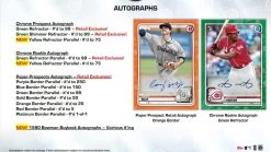 2020 Topps Bowman MLB Baseball - Cello/Fat/Value Pack -Card Sale Store 2020 bowman retail 2