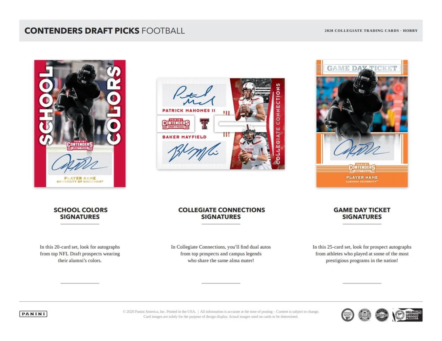 2020 Panini Contenders Draft Picks FOTL NFL Football - Hobby Box 6 2020 Panini Contenders Draft Picks FOTL NFL Football - Hobby Box - Image 4