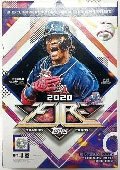 2020 Topps Fire MLB Baseball Cards - Hanger Box