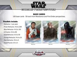 Topps Star Wars Chrome Perspectives: Resistance Vs. First Order (2020) - Hobby Box 11 Topps Star Wars Chrome Perspectives: Resistance Vs. First Order (2020) - Hobby Box -Card Sale Store 2020 topps sw chrome p 2