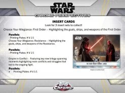 Topps Star Wars Chrome Perspectives: Resistance Vs. First Order (2020) - Hobby Box 12 Topps Star Wars Chrome Perspectives: Resistance Vs. First Order (2020) - Hobby Box -Card Sale Store 2020 topps sw chrome p 3