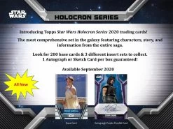 Topps Star Wars Holocron Series (2020) - Hobby Box -Card Sale Store 2020 topps sw holocron