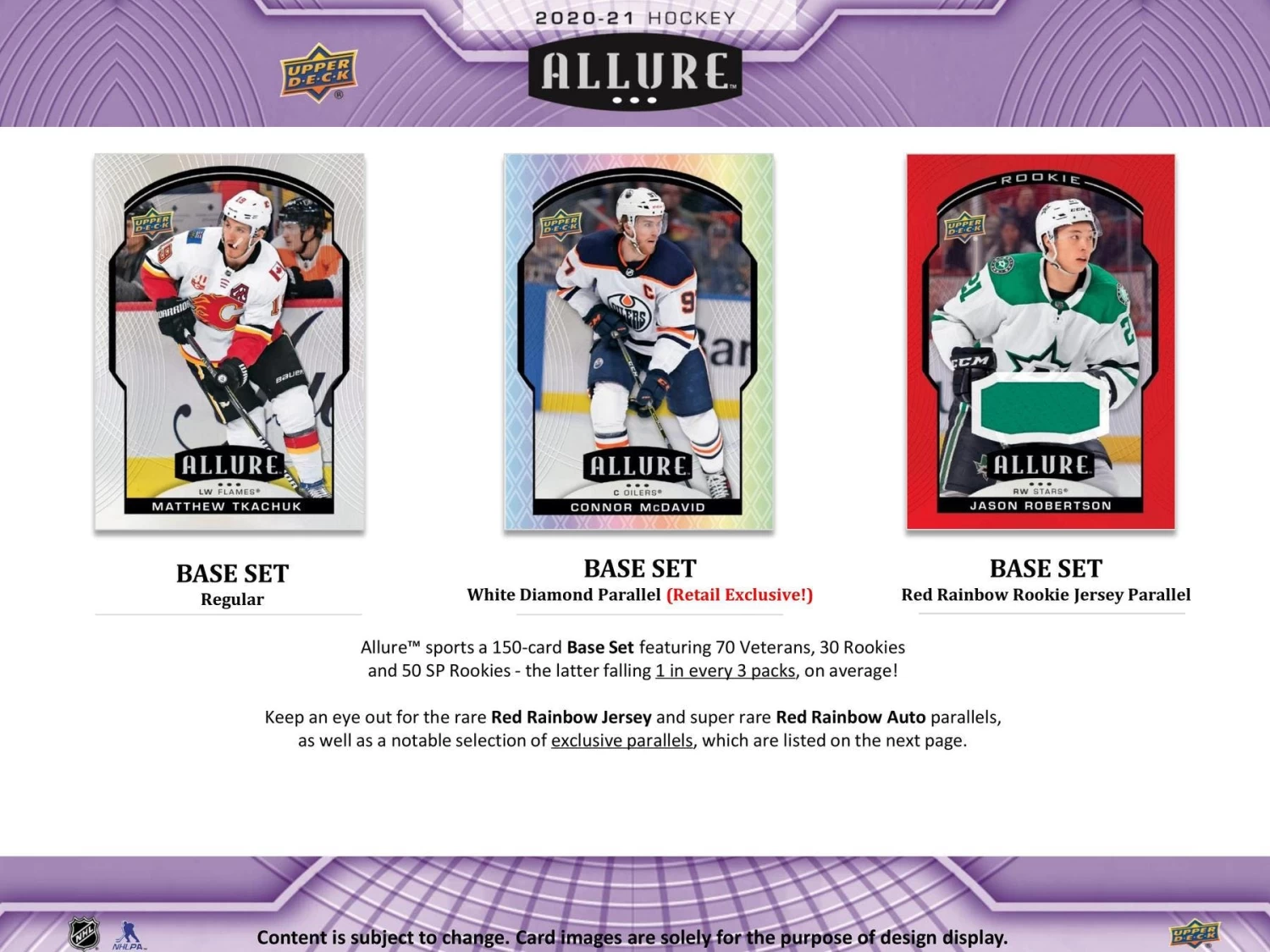 2020-21 Upper Deck Allure NHL Hockey Cards - Blaster Box 6 2020-21 Upper Deck Allure NHL Hockey Cards - Blaster Box - Image 4