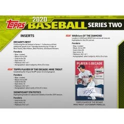 2020 Topps Series 2 MLB Baseball "Relic Box" - Blaster Box -Card Sale Store 2020s2Retail 436269 4569cfe8 0417 4c16 8ed9 3e2dbced931c