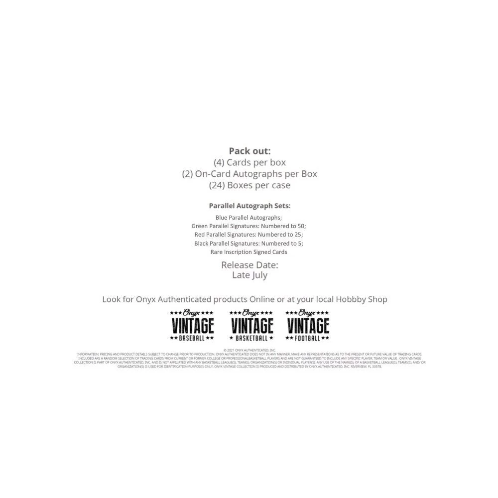 2020-21 Onyx Vintage NBA Basketball Cards - Hobby Box 6 2020-21 Onyx Vintage NBA Basketball Cards - Hobby Box - Image 4