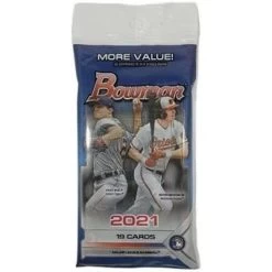 2021 Topps Bowman MLB Baseball Cards - Cello/Fat/Value Pack
