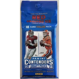 2021 Panini Contenders Draft Picks NFL Football - Cello/Fat/Value Pack 3 2021 Panini Contenders Draft Picks NFL Football - Cello/Fat/Value Pack