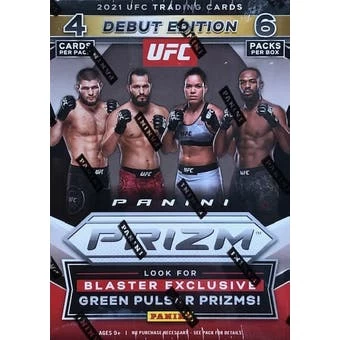 2021 Panini Prizm UFC Debut Edition MMA Cards - Blaster Box 3 2021 Panini Prizm UFC Debut Edition MMA Cards - Blaster Box