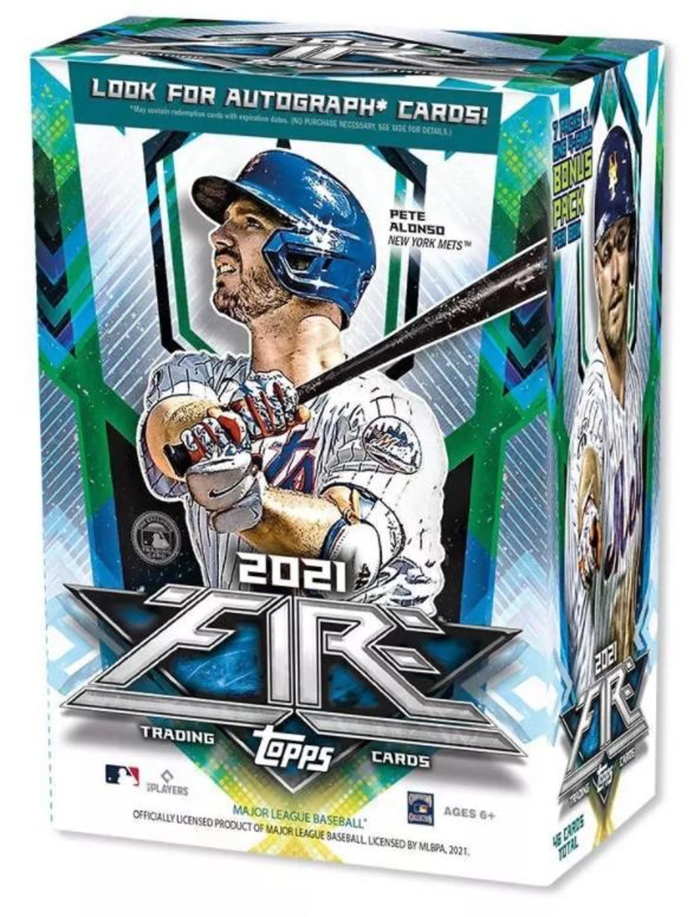2021 Topps Fire MLB Baseball Cards - Blaster Box 3 2021 Topps Fire MLB Baseball Cards - Blaster Box