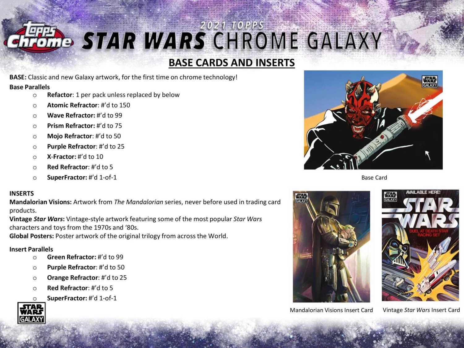 Topps Chrome Star Wars Galaxy (2021) - Hobby Box 7 Topps Chrome Star Wars Galaxy (2021) - Hobby Box - Image 5