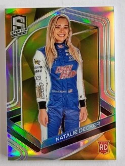 Natalie Decker 10/10 - 2021 Panini Chronicles Spectra Gold Prizm RC #65