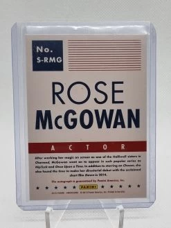 Rose McGowan - 2015 Panini Americana Signatures #S-RMG Charmed Autograph -Card Sale Store 20220525 144742