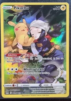 Pikachu - Pokemon Lost Origin Full Art Holo Foil Ultra Rare #TG05/TG30